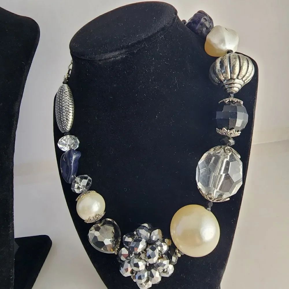 Set of 2 Statement necklace - Picture 5 of 5